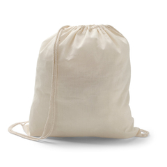 Sacola Ecológica personalizada tipo mochila 100% algodão crú - comprar online