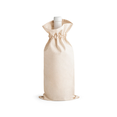 Sacola em algodão crú para garrafa 100% algodão - comprar online