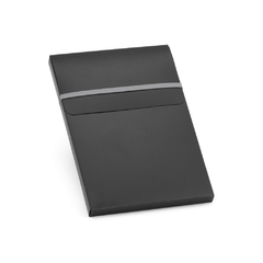 Kit de caderno personalizado tamanho A5 com esferográfica e capa em couro sintético com 80 folhas não pautadas. - loja online