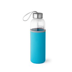 Squeeze em vidro personalizado e tampa em aço inox com alça na tampa capacidade de 520 ml. - comprar online