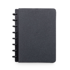 Caderno de anotações com capa dura personalizada e confeccionada em material sintético - comprar online
