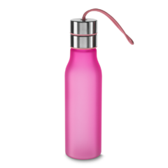 Squeeze Garrafa plástica 600 ml com filtro, alça de silicone e tampa de metal, personalizada com seu logo - comprar online