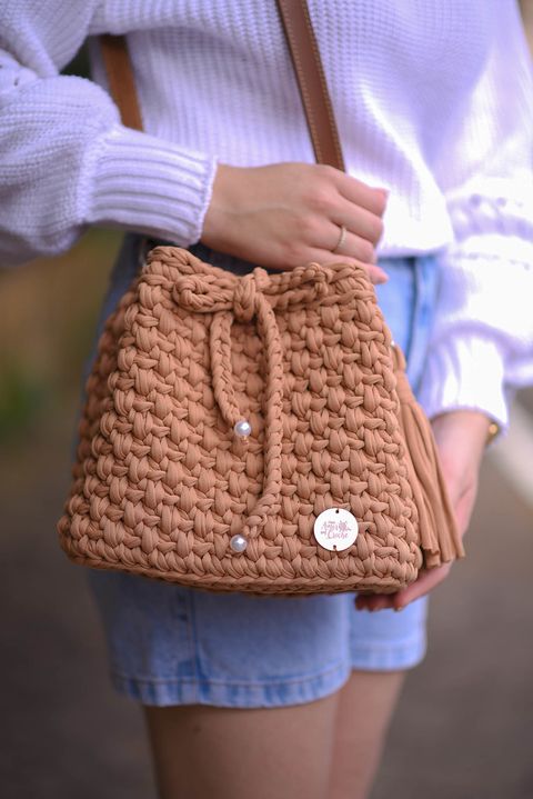 crochet cinch bolsa