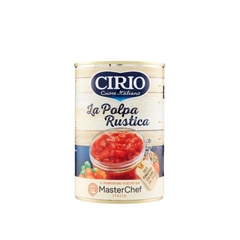 CIRIO La Polpa Rustica / Tomates Cubeteados lata x 400 grs
