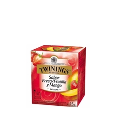 TWININGS FRUTILLA Y MANGO X 10