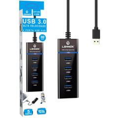 Hub USB 3.0 4 Portas - Lehmox