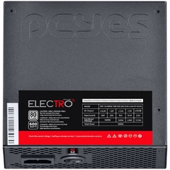 Fonte ATX 600W Real PFC Ativo 80 Plus White Electro V2 PCYes - comprar online
