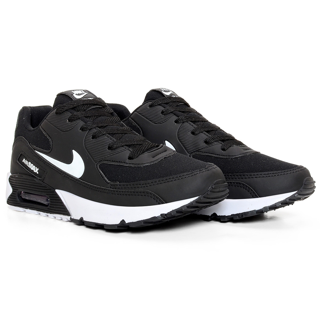 Tênis Nike Air Max 90 Preto Branco - tudoshoop