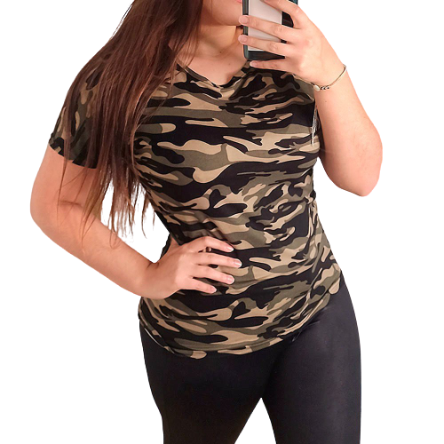 blusa feminina militar