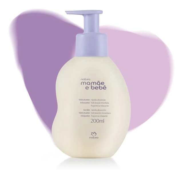Kit Combo Natura Mamae E Bebe Relaxante Colonia Sem Alcool Hidratante Corporal