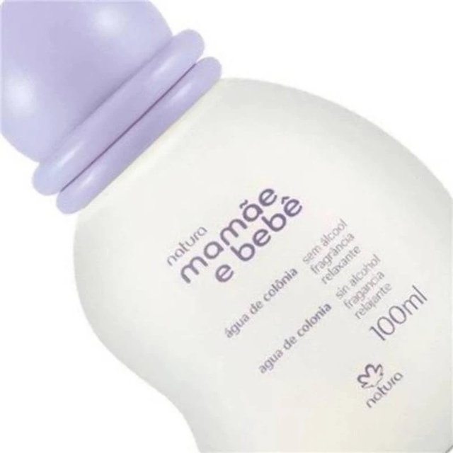Agua De Colonia Natura Mamae E Bebe Relaxante E Sem Alcool 100 Ml