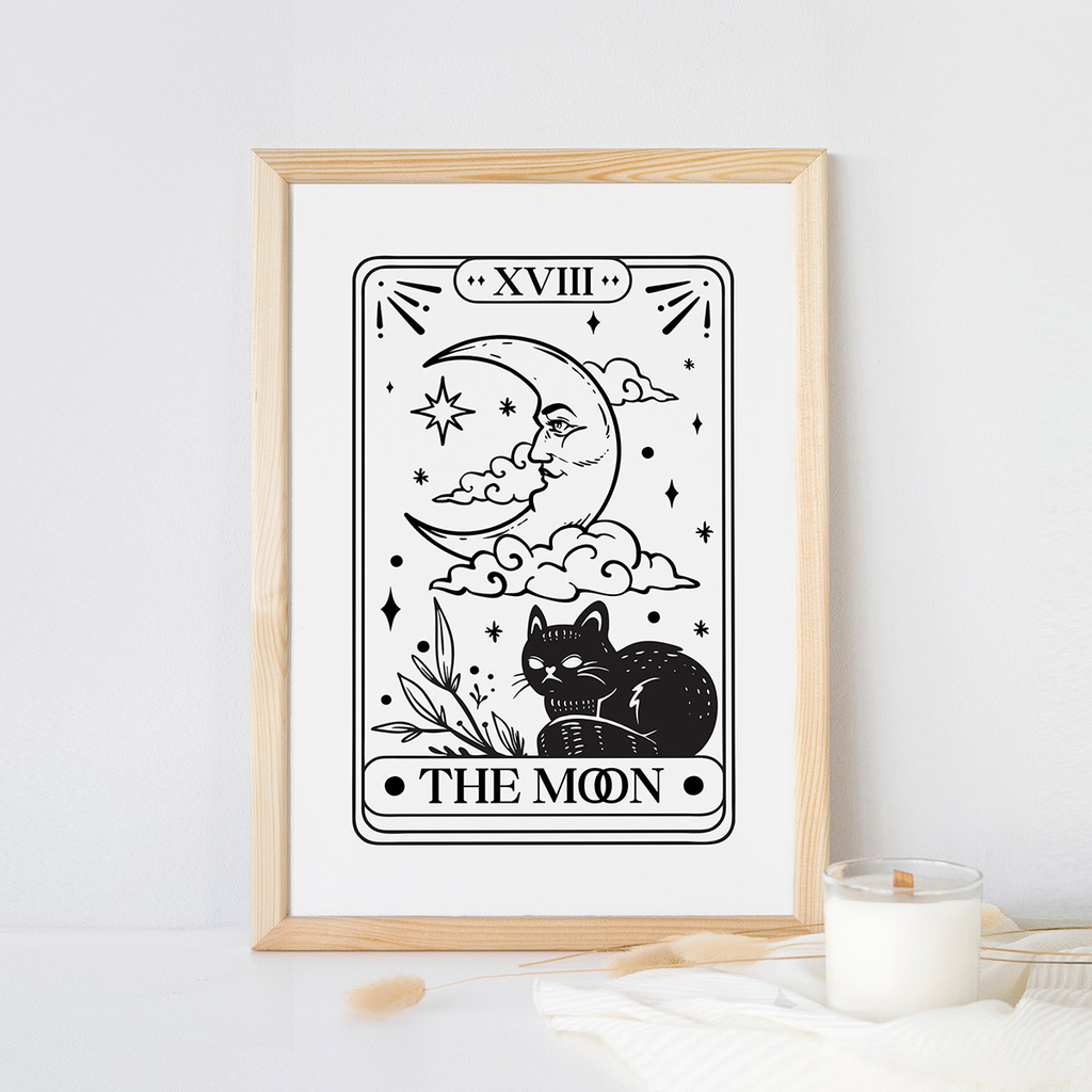 Carta de Tarot The Moon