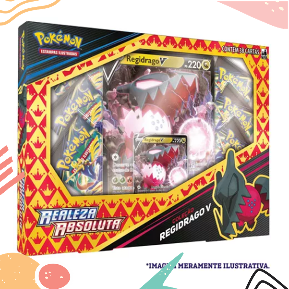 Box Pokémon - Realeza Absoluta Regidrago V - Copag