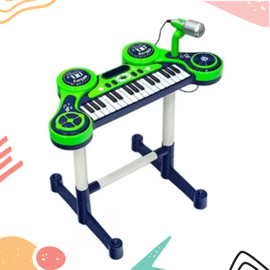 1 PC Piano Eletrônico Infantil Desenho Animado Educativo
