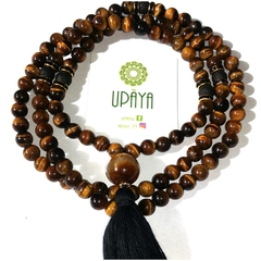japa mala ojo de tigre 8mm - comprar en línea