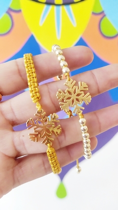 Pulsera copo de nieve