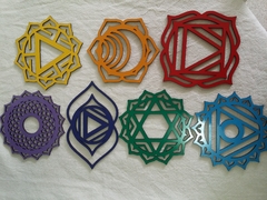 Juego de chakras 15cm - comprar en línea