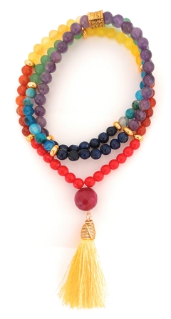 Japa mala 7 chakras elástico - tienda en línea