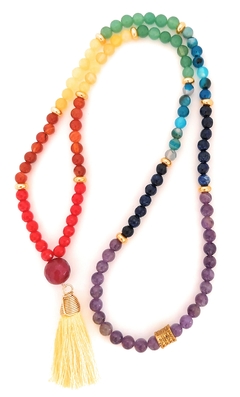 Japa mala 7 chakras elástico en internet