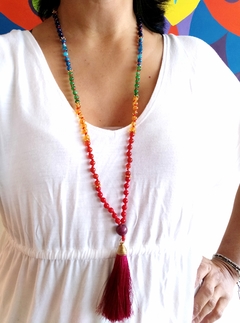 Japa mala 7 chakras 8mm - tienda en línea