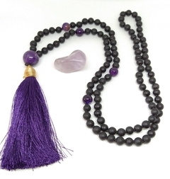 Japa mala onix mate con amatista en internet