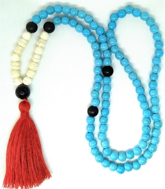 Japa mala turquesina - Upaya Joyería holística
