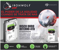 Disco Rigido 4 Tb Ironwolf - Seagate