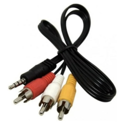 CABLE AUDIO 3 RCA A PLUG KOLKE