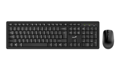 Combo Genius Teclado+Mouse KM-8200 ESP Smart Inalambrico Black