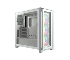 Gabinete Corsair iCUE 4000X RGB Con vidrio Templado Semitorre Blanco
