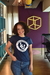 Camiseta Confeb Live U Feminina Azul Marinho