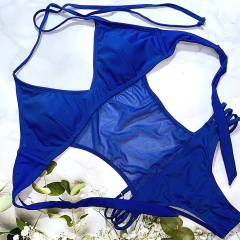 BK1032-Trikini colores liso para atar - comprar online