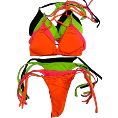 BK1081-Bikini basico con regulable - lenceriamarina
