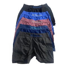 BX434- X6 Boxer Zorba lisos "S al XL"