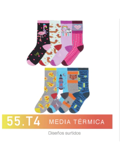FL55T4-Media TERMICA . Diseños surtidos niños-as