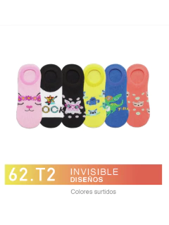 FL62T2-Invisible Diseños Colores Surtidos niños-as