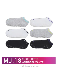 FLMJ18-Soquete ANTIDESLIZANTE Colores Surtidos packx3