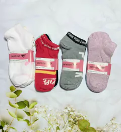 MD713-Soquetes de mujer estampados sports pack x 12 Unidades