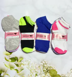 MD713-Soquetes de mujer estampados sports pack x 12 Unidades en internet