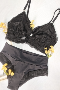 Conjunto de Amamentação com Renda - comprar online
