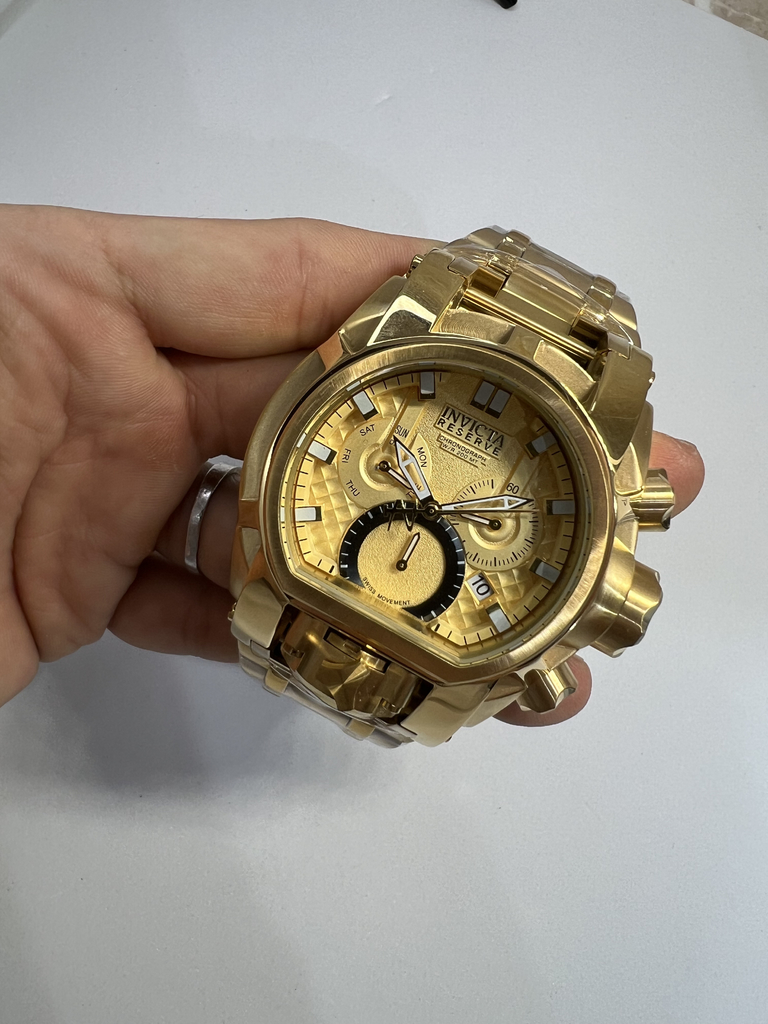 Comprar Relógio Masculino Invicta Zeus Magnum Linha Gold One