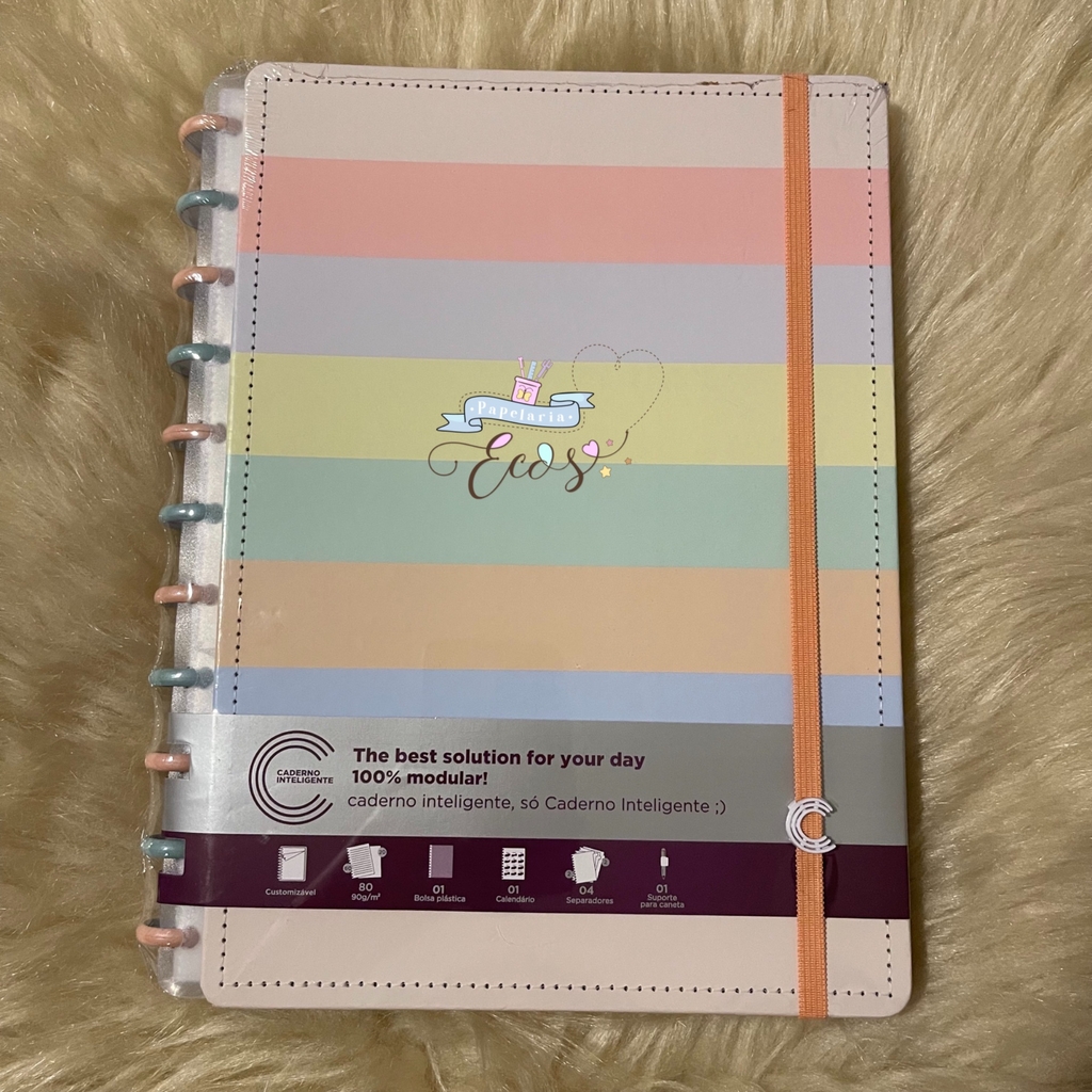 Caderno Inteligente Pandalu By Luluca Grande - 90g/m² Com 80 Folhas