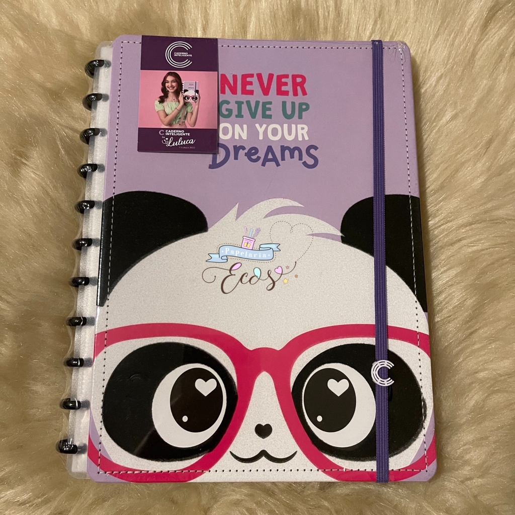 Caderno Inteligente Panda Luluca - Grande Caderno Inteligente