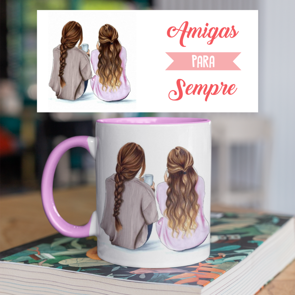 Caneca Personalizada Amigas