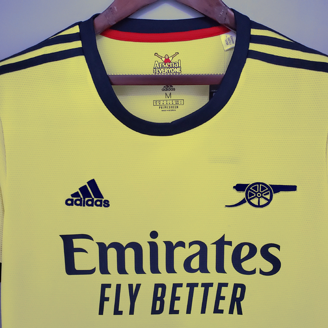 arsenal uniforme amarelo