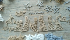 Serie Pesebre Filigrana (set 13 uds) - CORTE EN CRUZ