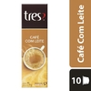 Cápsula de Café com Leite Tres - 10 cápsulas DE 9G