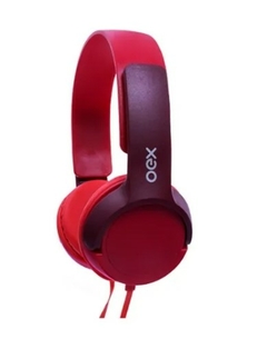 Fone De Ouvido Headphone Teen Hp303 Vermelho Oex