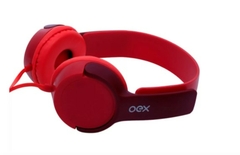 Fone De Ouvido Headphone Teen Hp303 Vermelho Oex - Viu Aqui Variedades