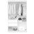 Roupeiro Samira 2 Portas 2 Gavetas Nature/Off White Larg. 1.09m ACP - comprar online